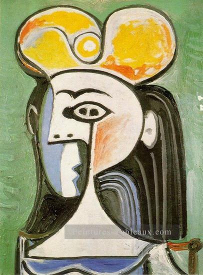 Bust of Femme 1955 cubism Pablo Picasso Peintures à l'huile